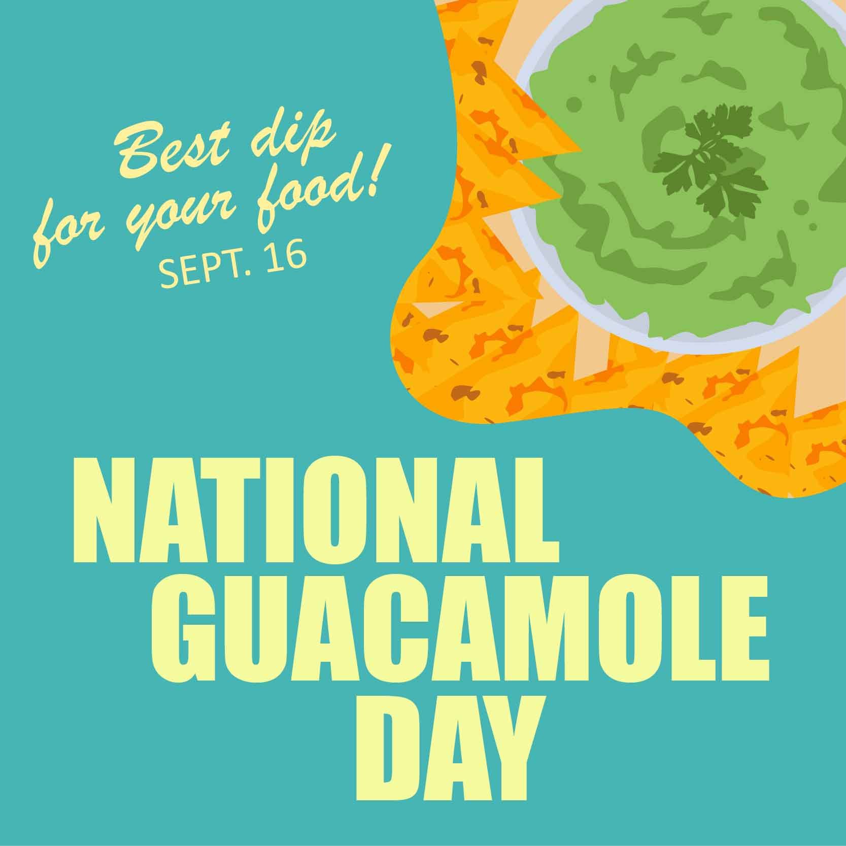 National Guacamole Day Whatsapp Post