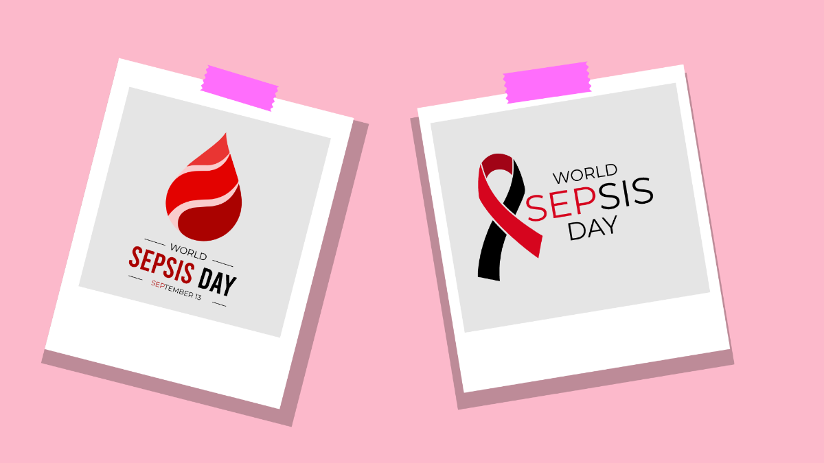 World Sepsis Day Photo Background Template
