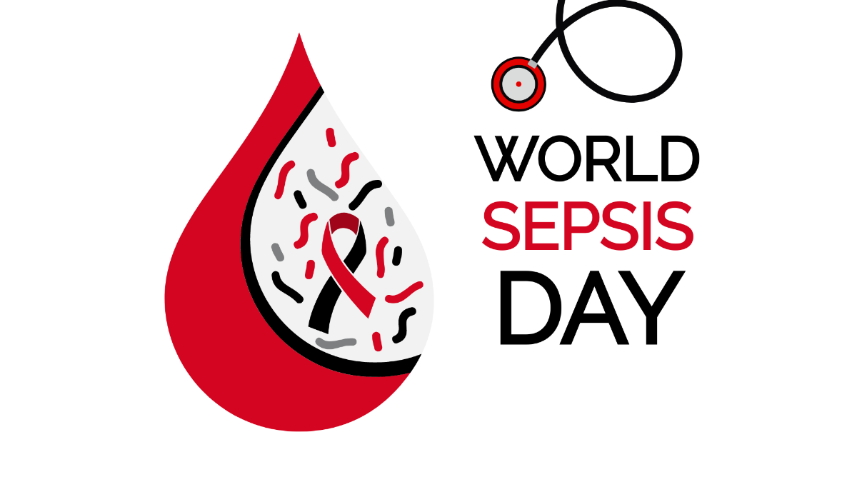 World Sepsis Day Banner Background Template