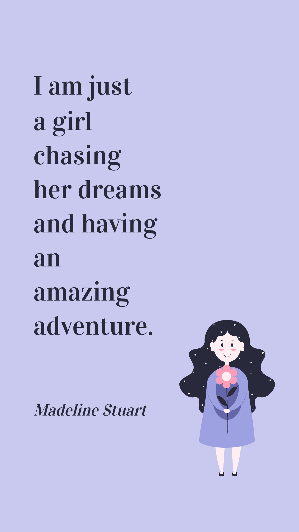 Madeline Stuart - I am just a girl chasing her dreams and having an amazing adventure. Template