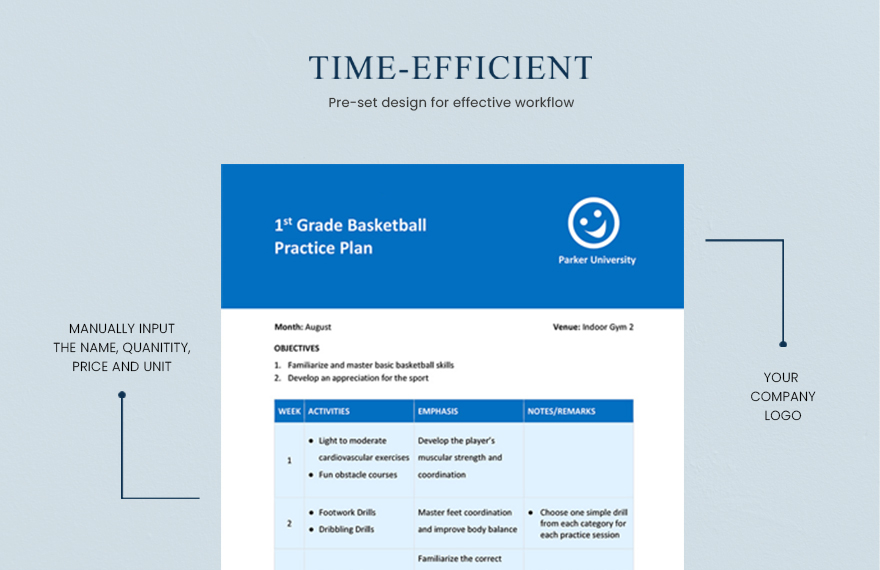 1st Grade Basketball Practice Plan