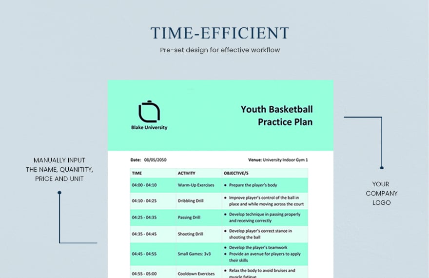 Youth Basketball Practice Plan