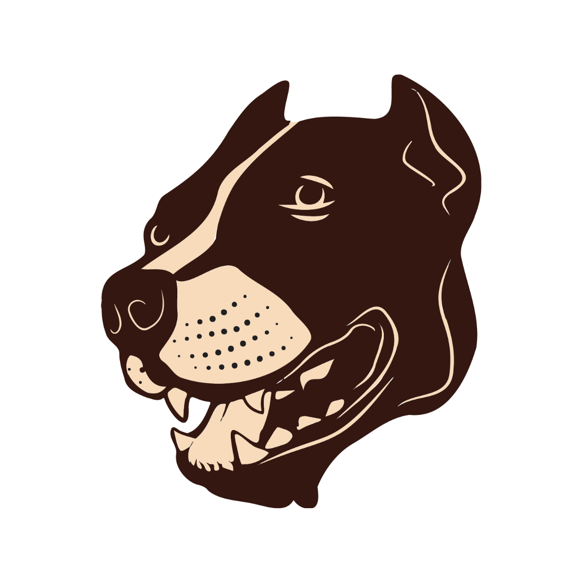 Free Dog Head Clipart template