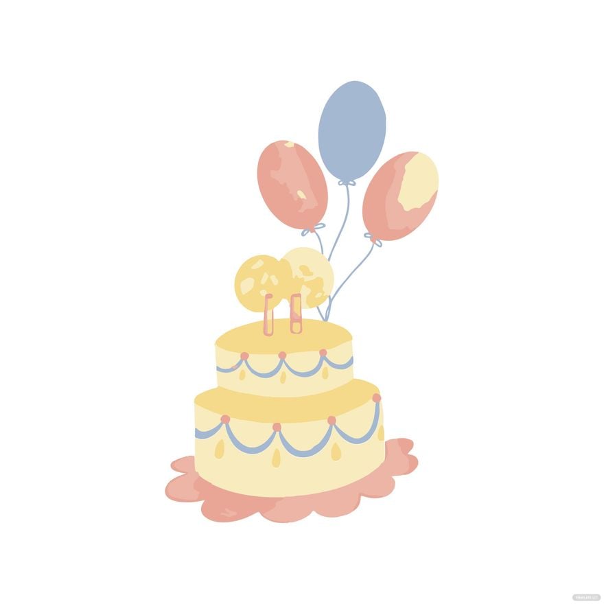 Free Watercolor Happy Birthday Clipart