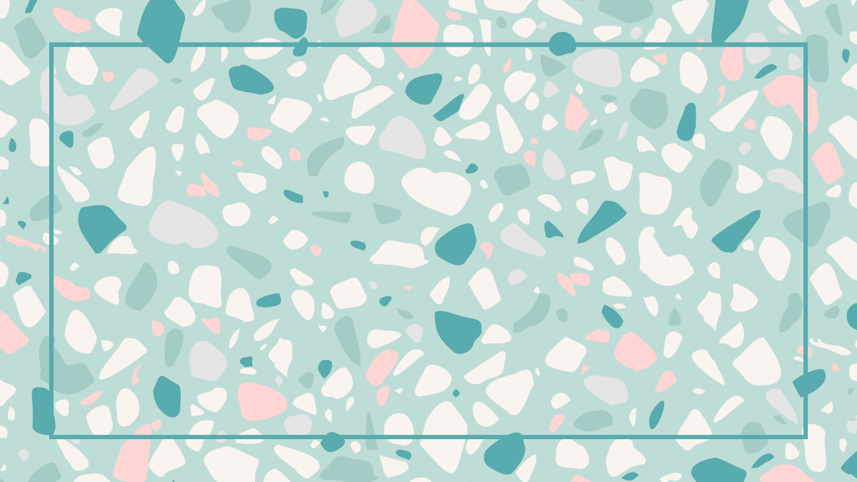 Pastel Teal Background Template