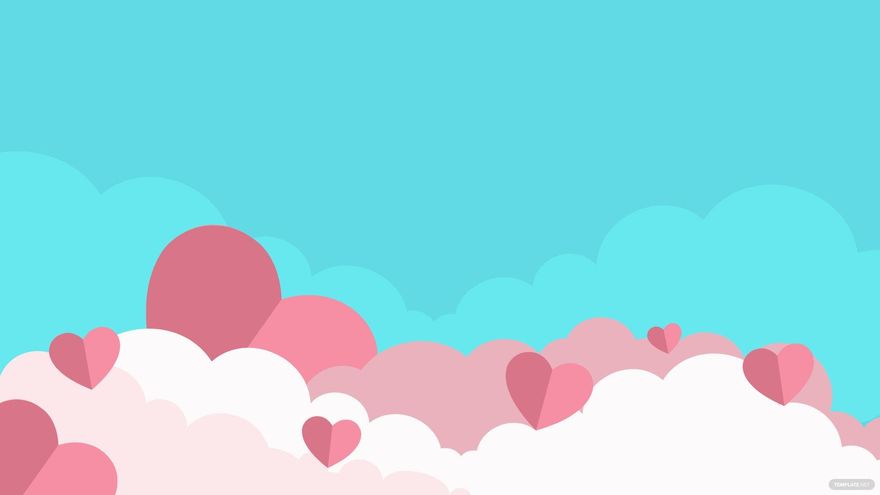 Free Teal and Pink Background