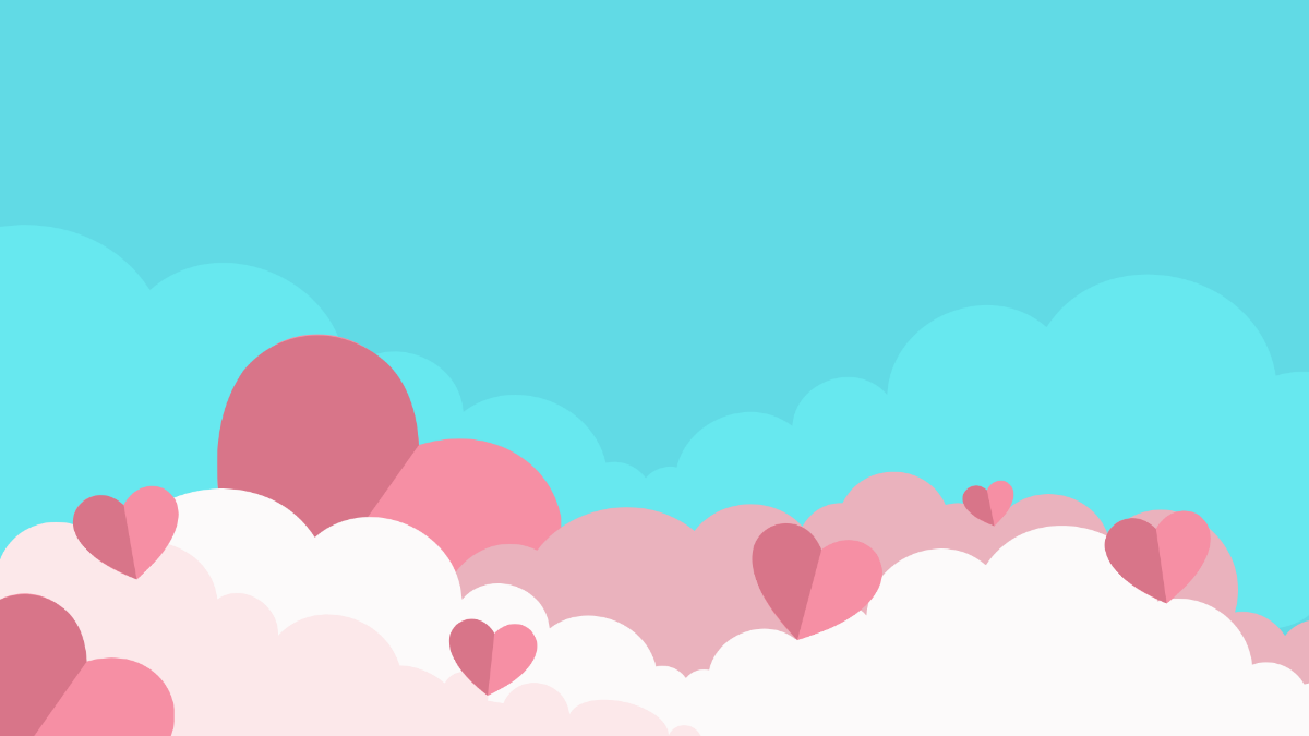 Teal and Pink Background Template