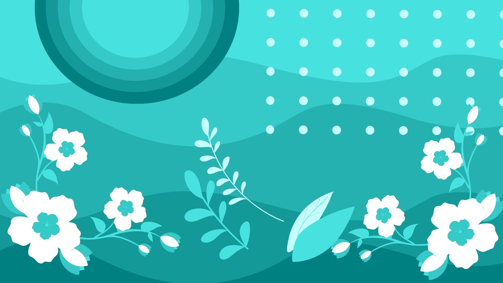 Free Pretty Teal Background