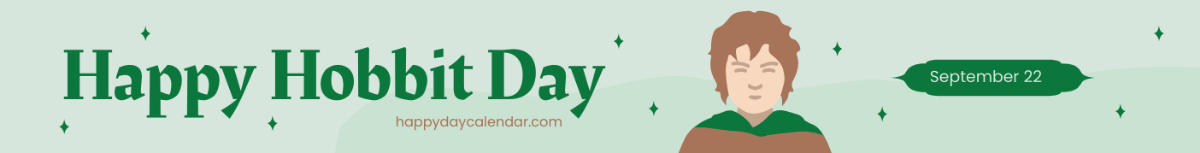 Hobbit Day Website Banner Template