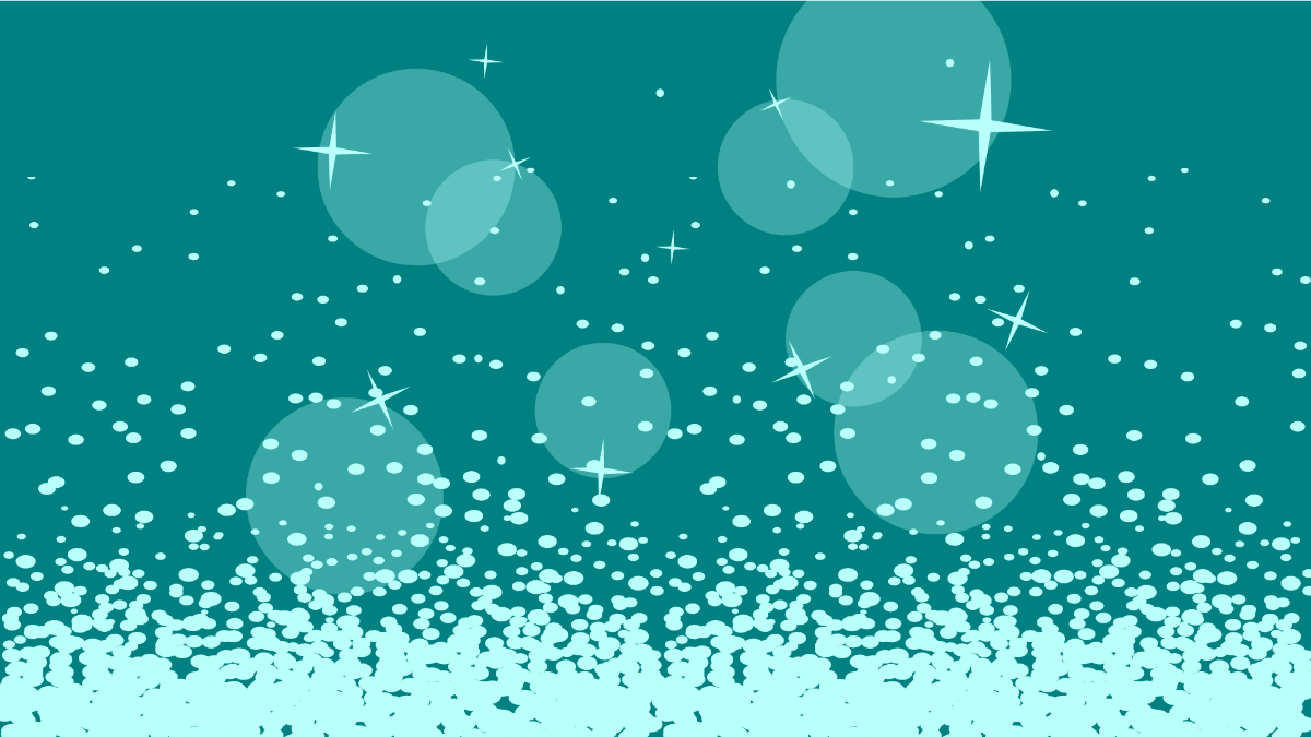 Free Sparkly Teal Background Template