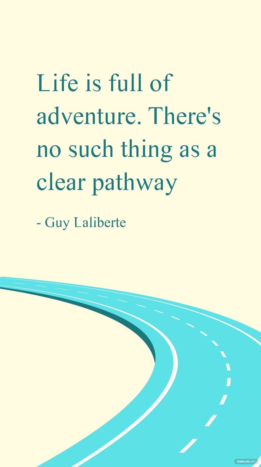 Guy Laliberte - Life is full of adventure. There's no such thing as a clear pathway in JPG