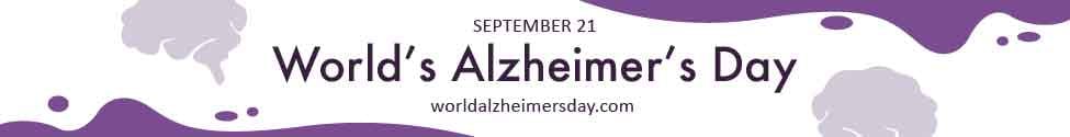 World Alzheimer’s Day Website Banner