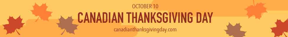 Free Canadian Thanksgiving Website Banner