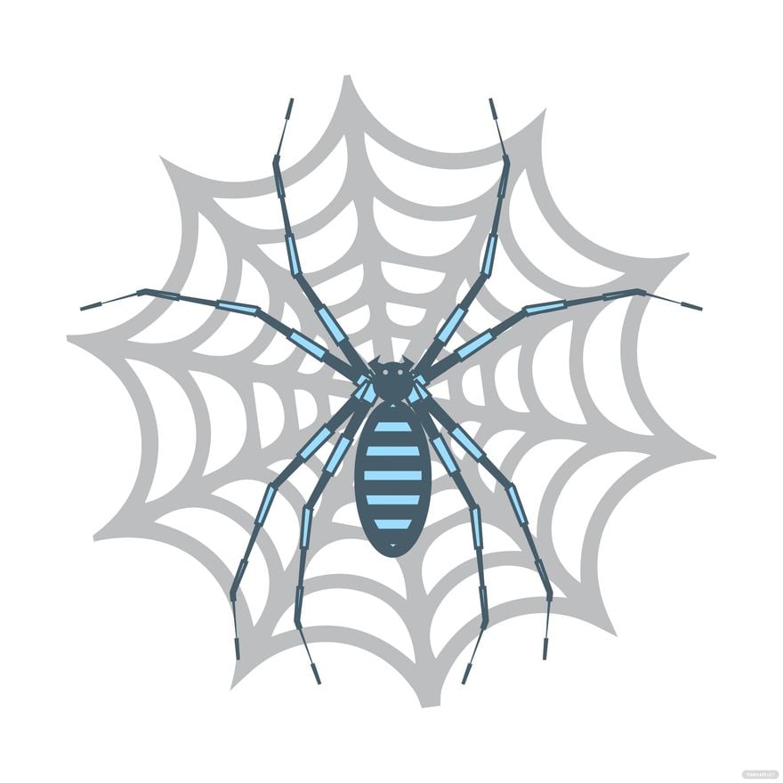 Free Spider Web Clipart Template