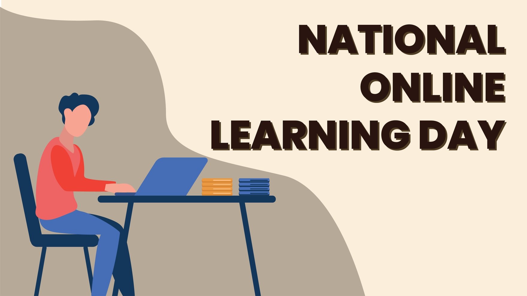 National Online Learning Day Image Background