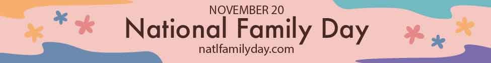 National Family Day Website Banner