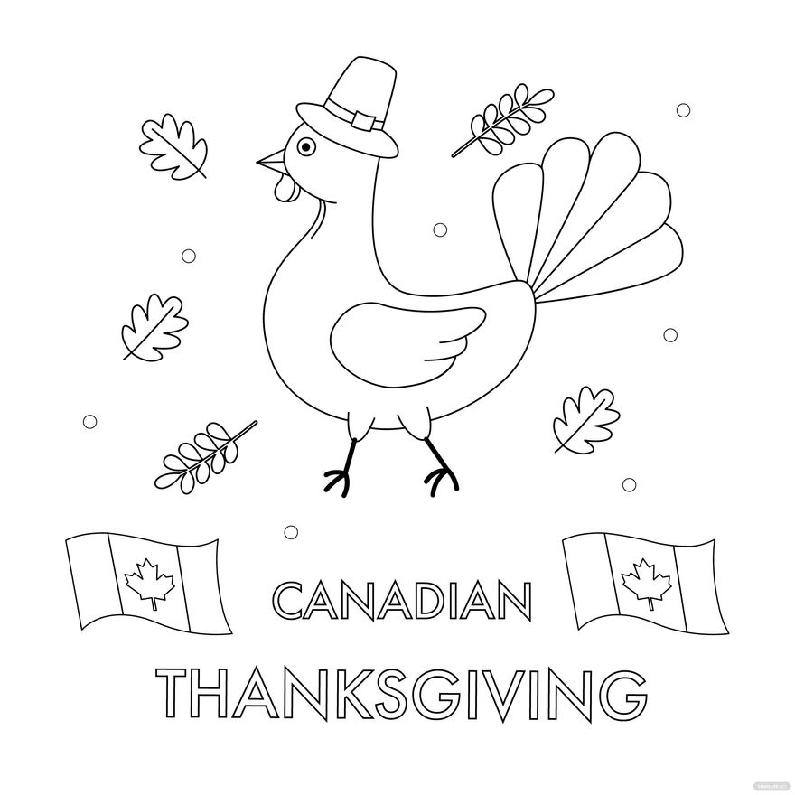Canadian Thanksgiving Day Background Template Edit Online & Download