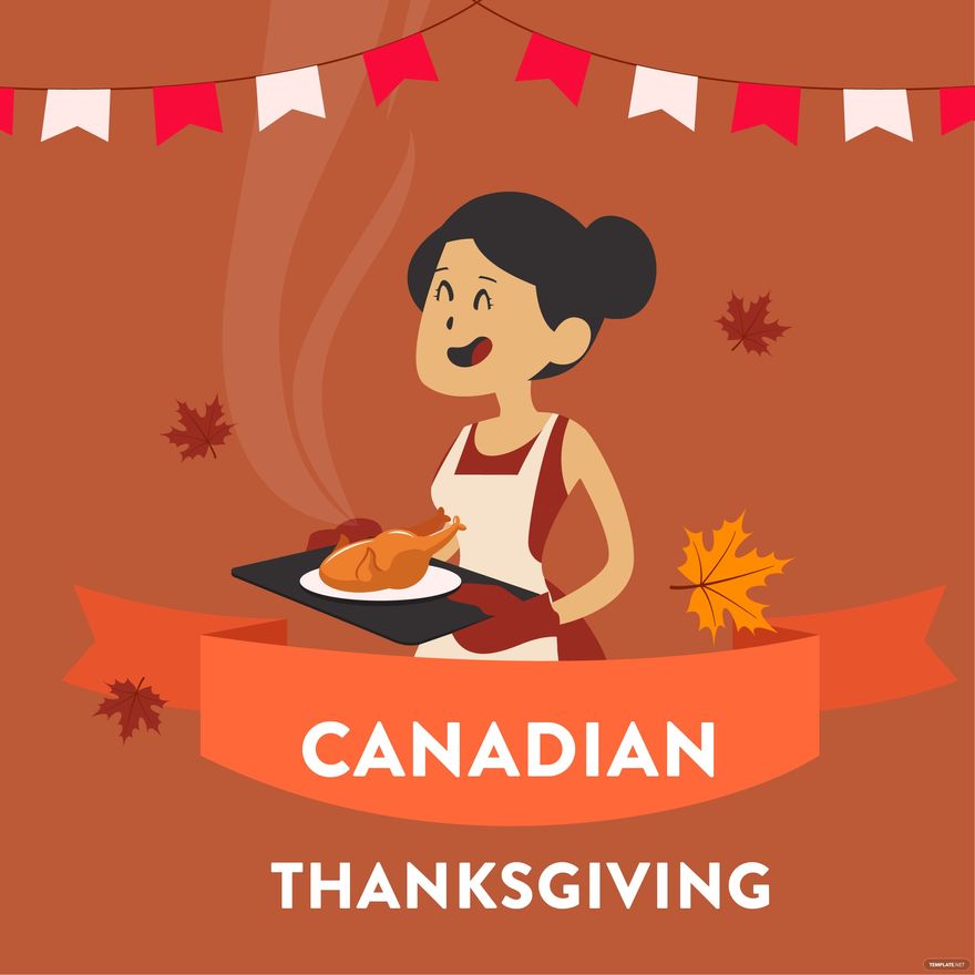 Free Canadian Thanksgiving Celebration Vector in Illustrator, PSD, EPS, SVG, JPG, PNG