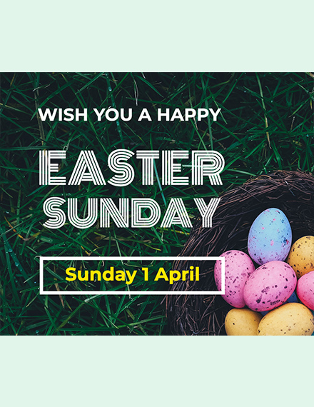 free easter sunday facebook post template download 536 social