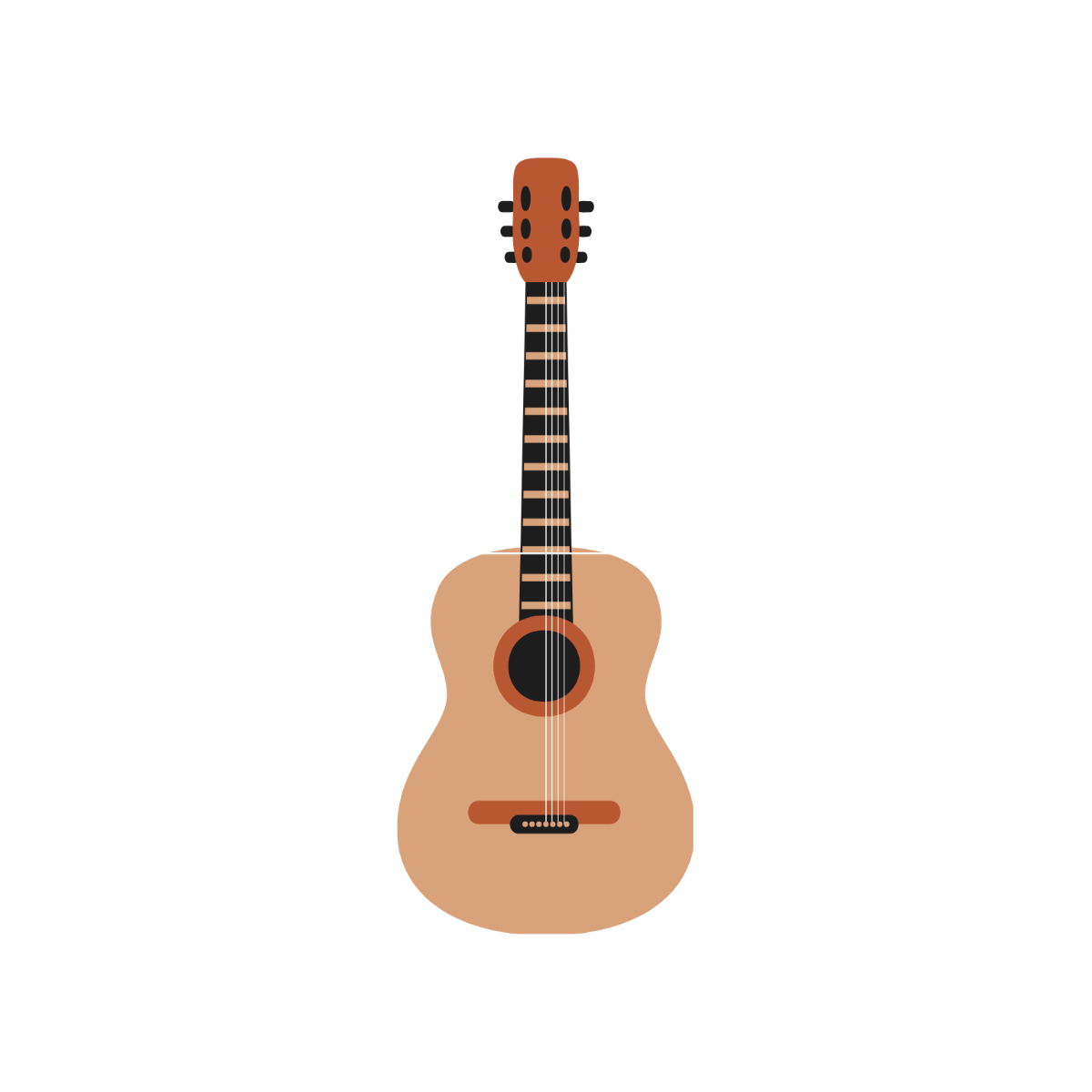 Free Guitar Clipart Template
