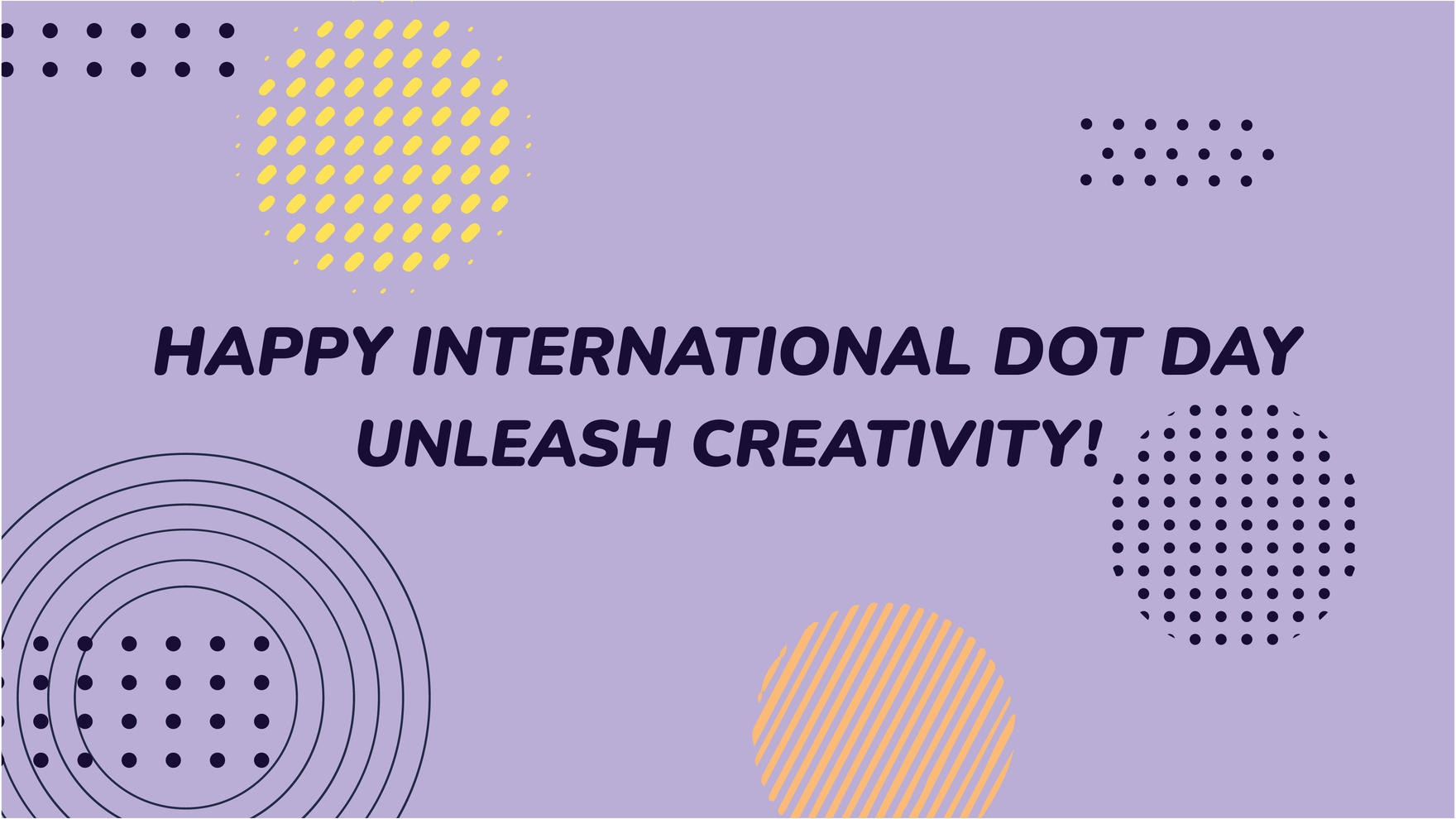 Free International Dot Day Flyer Background
