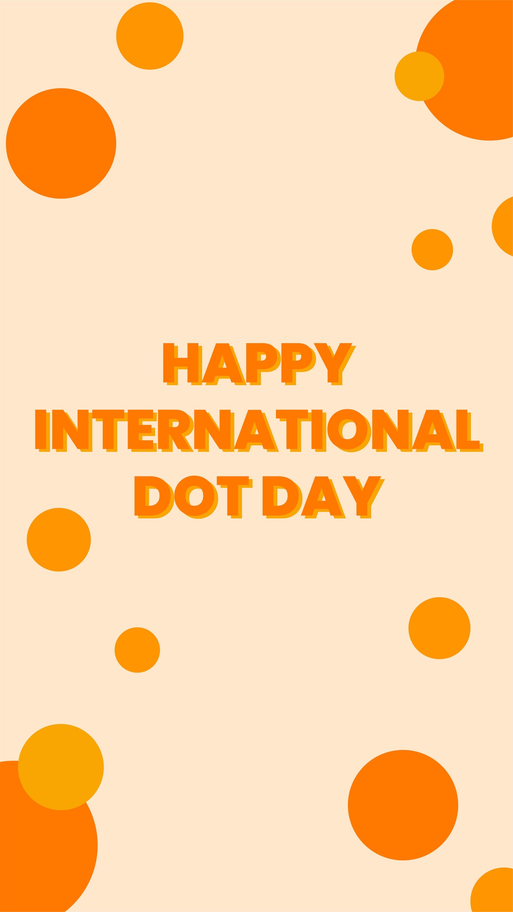 International Dot Day iPhone Background
