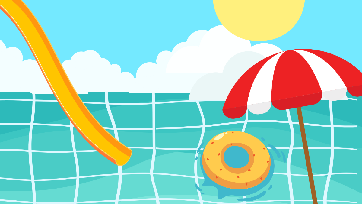 Free Water Park Background Template