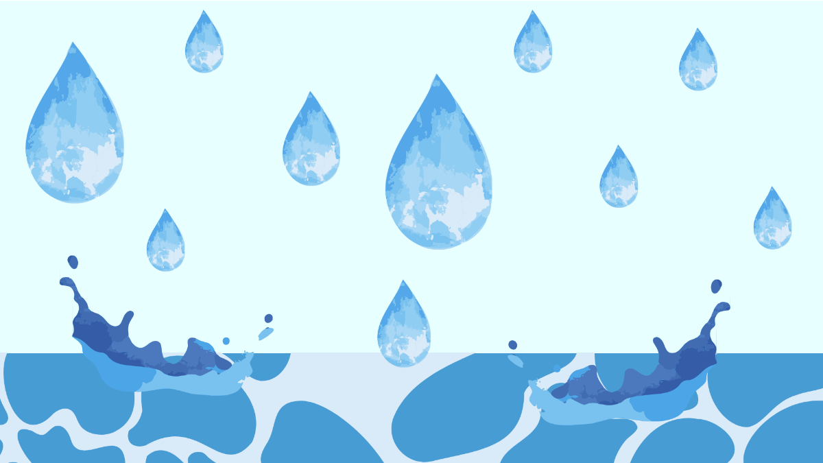 Water Droplet Background Template