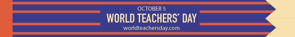 World Teachers’ Day Website Banner