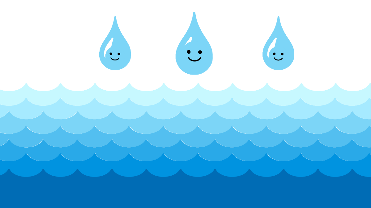 Free Cartoon Water Background Template