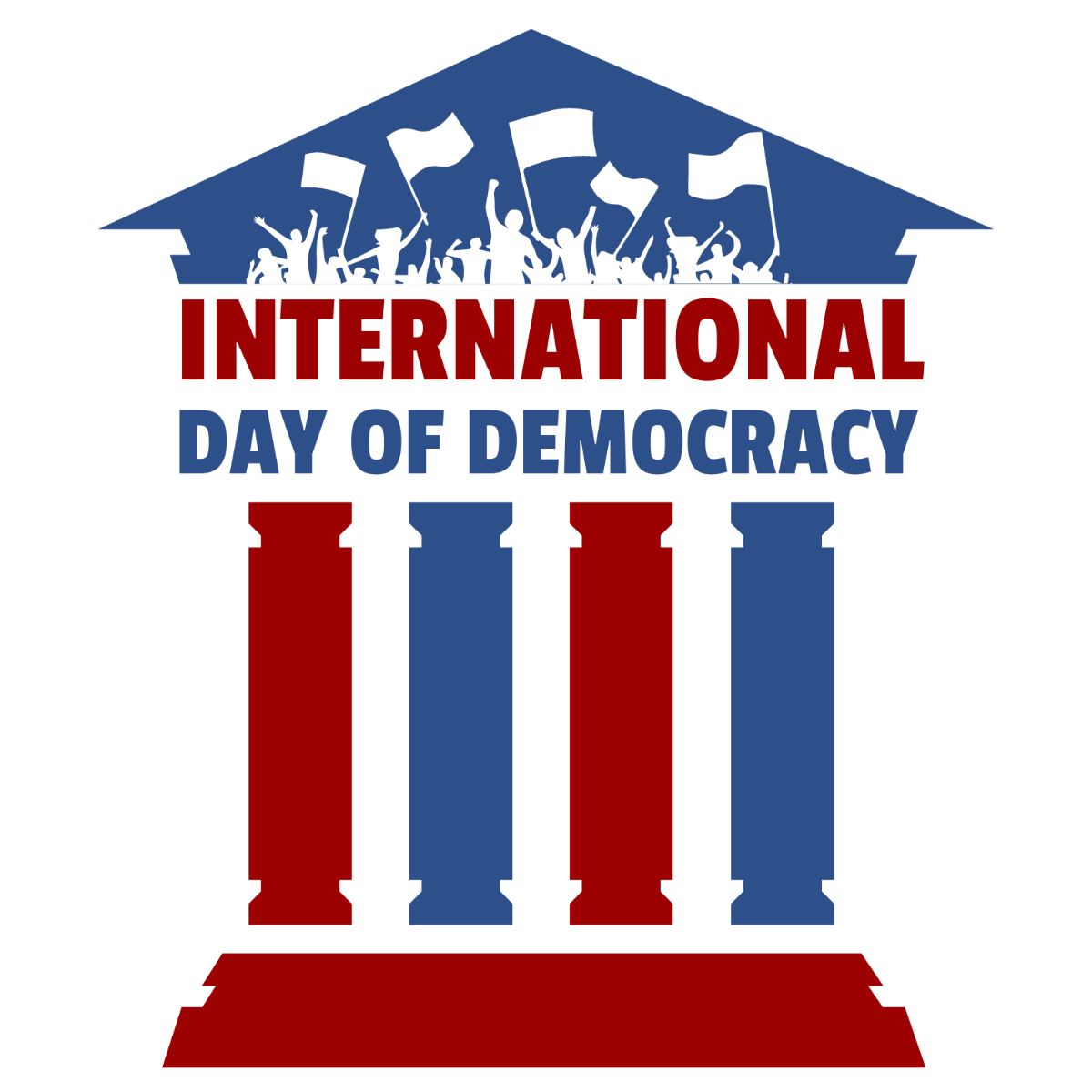 International Day of Democracy Vector Template