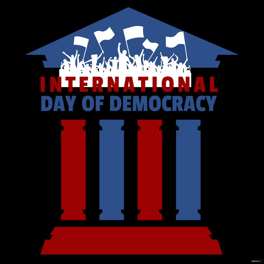 Free International Day of Democracy Vector in Illustrator, PSD, EPS, SVG, JPG, PNG