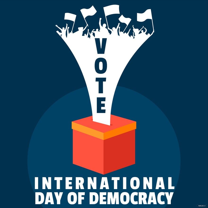 Happy International Day of Democracy Vector