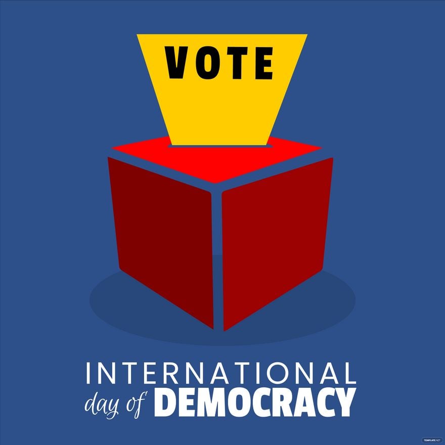 Happy International Day of Democracy Illustration