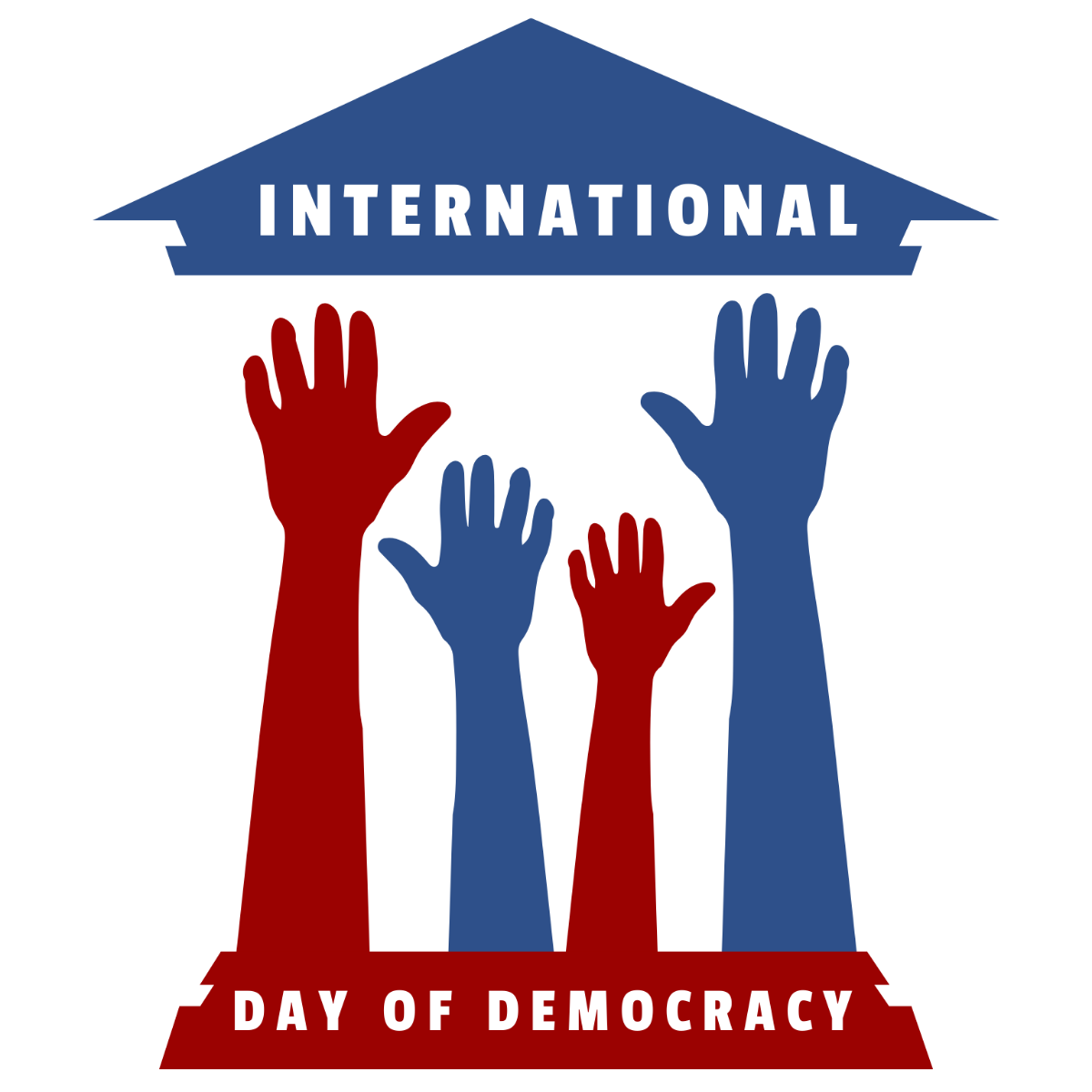 International Day of Democracy Illustration Template