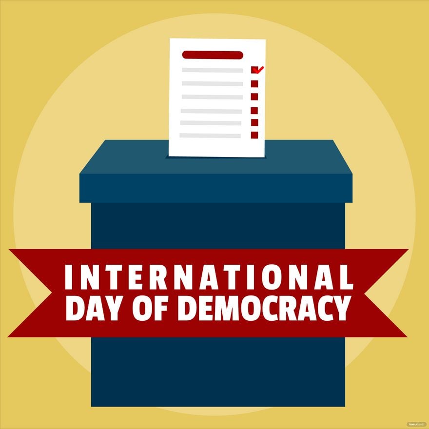 International Day of Democracy Clipart Vector