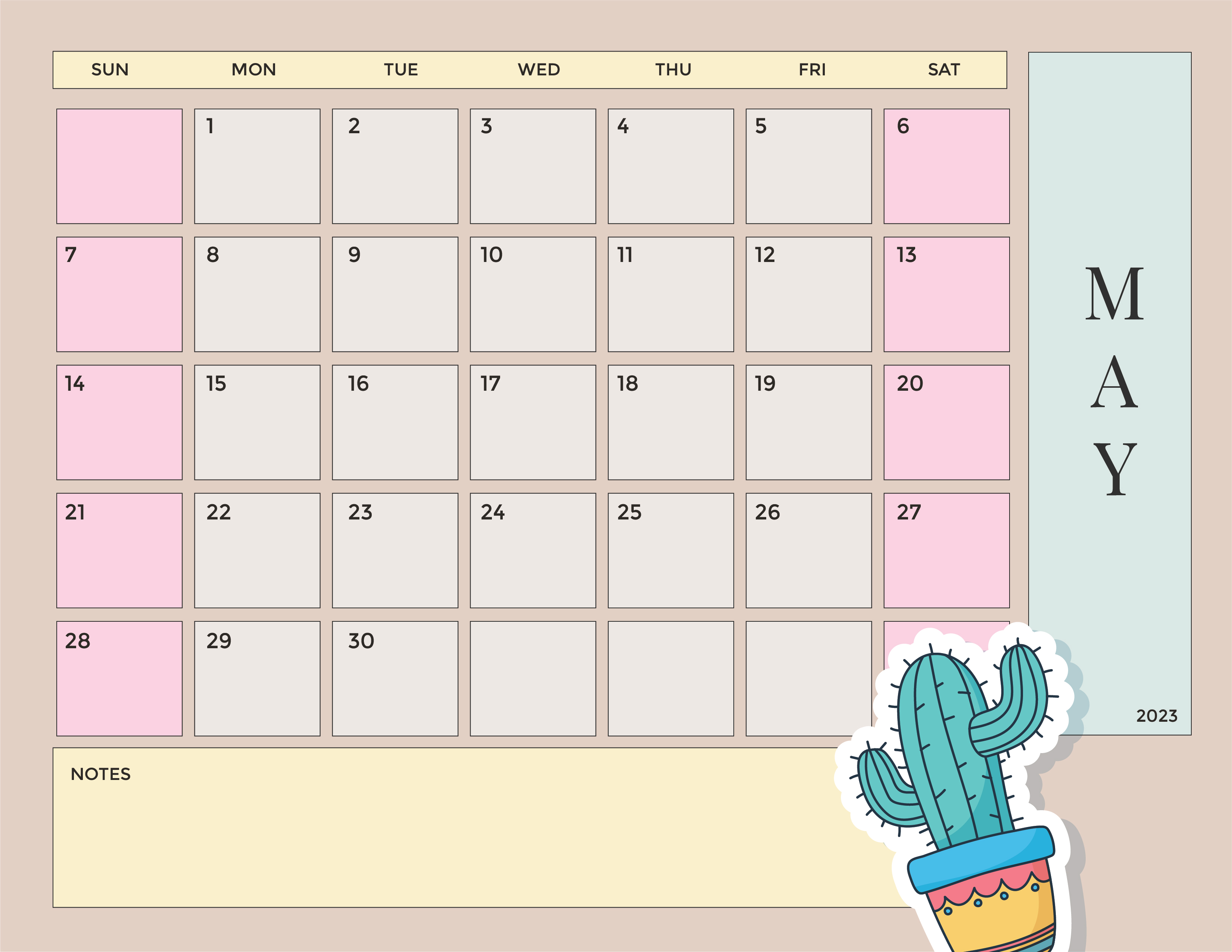 Free Cute 2023 Calendar  Template to Edit Online Free Cute 2023 Calendar  Template to Edit Online