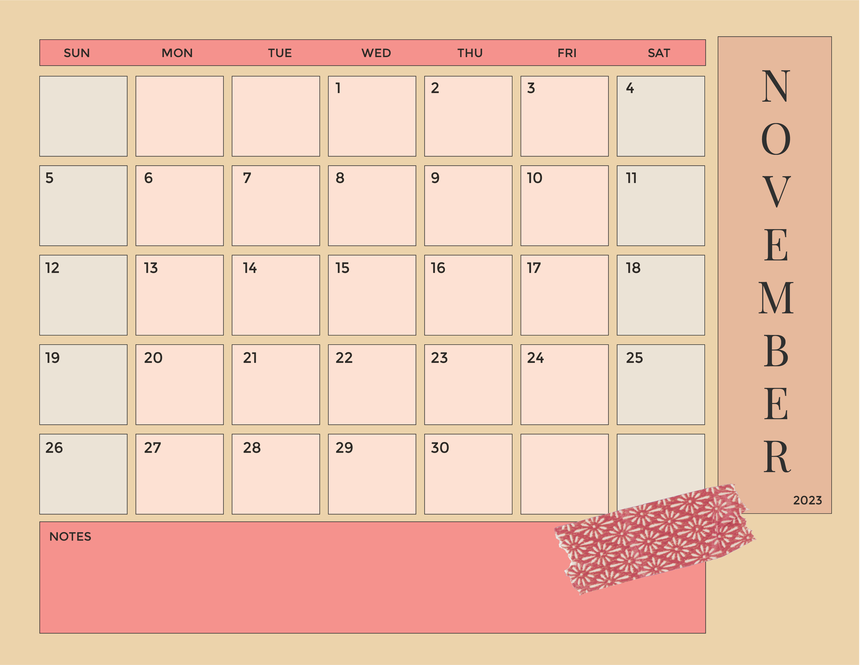 Free Cute 2023 Calendar  Template to Edit Online Free Cute 2023 Calendar  Template to Edit Online