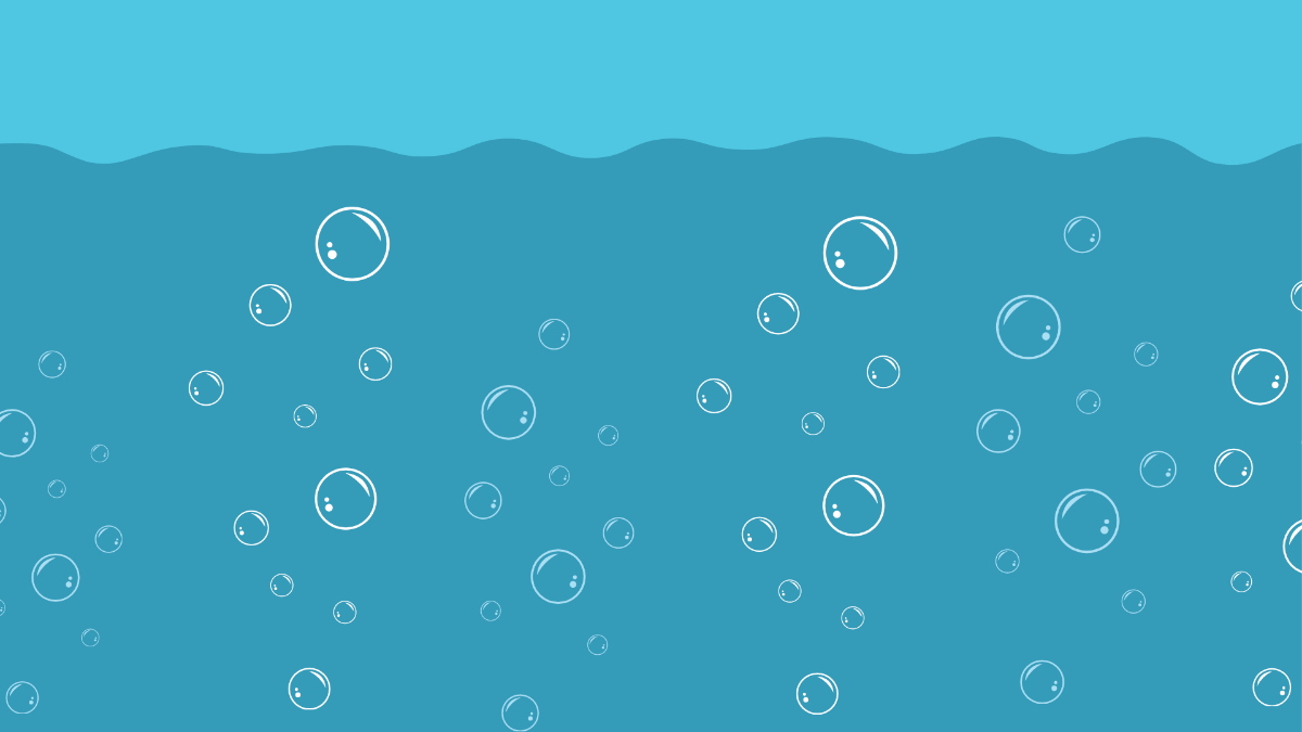 Water Bubbles Background Template