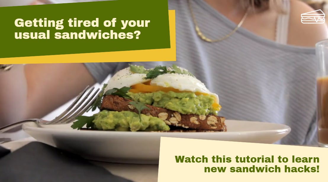 Free Sandwich Recipe Video in Mp4