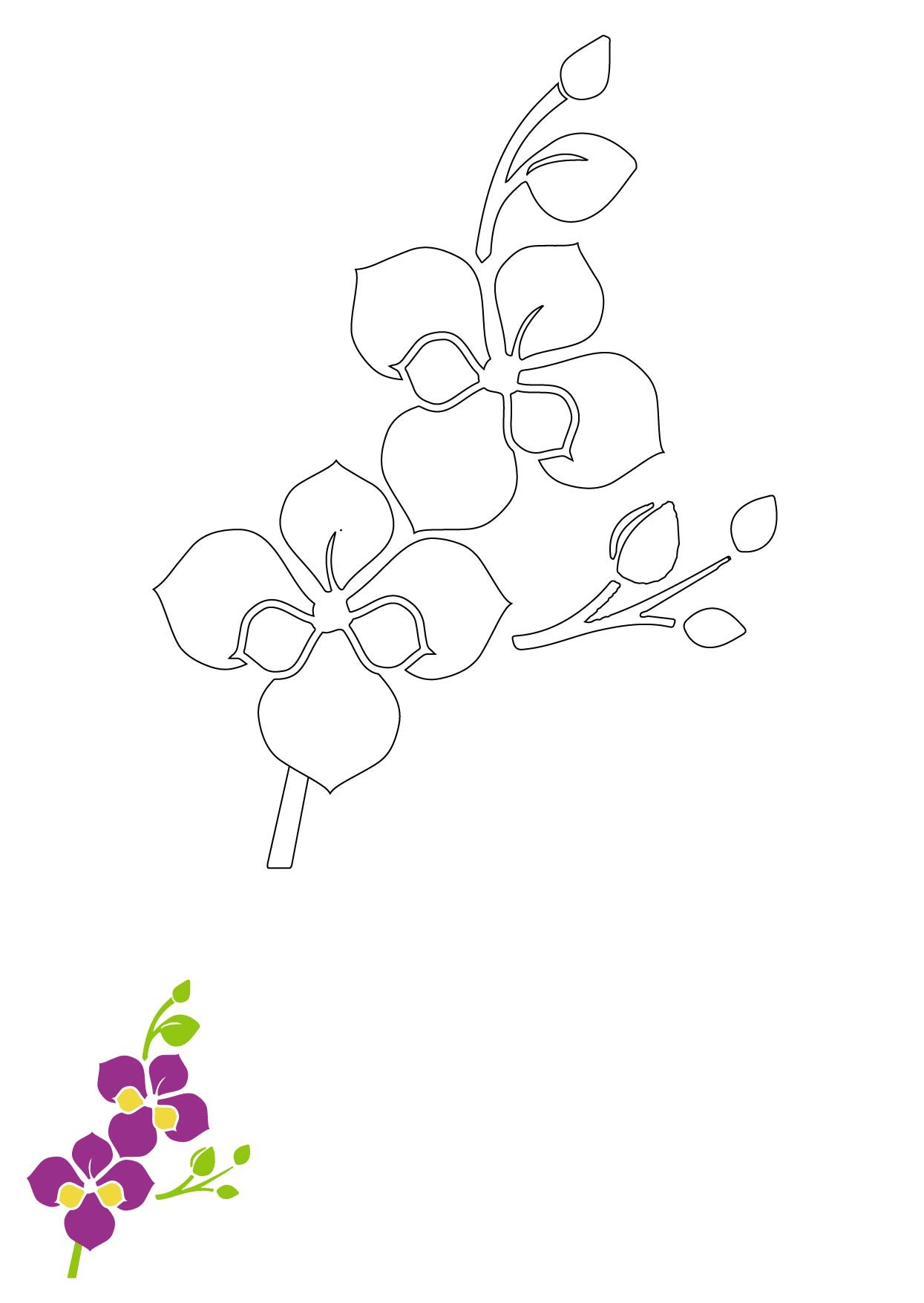 FREE Flower Coloring Pages Printable Image Download in PDF