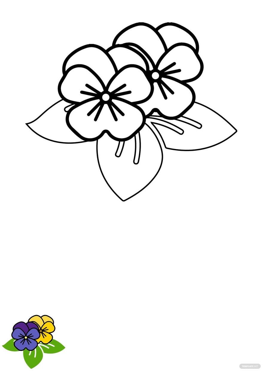 Flower Coloring Pages - Free, Printable, Download | Template.net