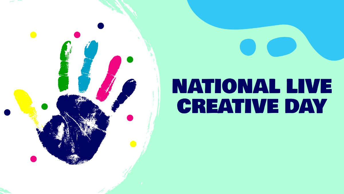 High Resolution National Live Creative Day Background Template