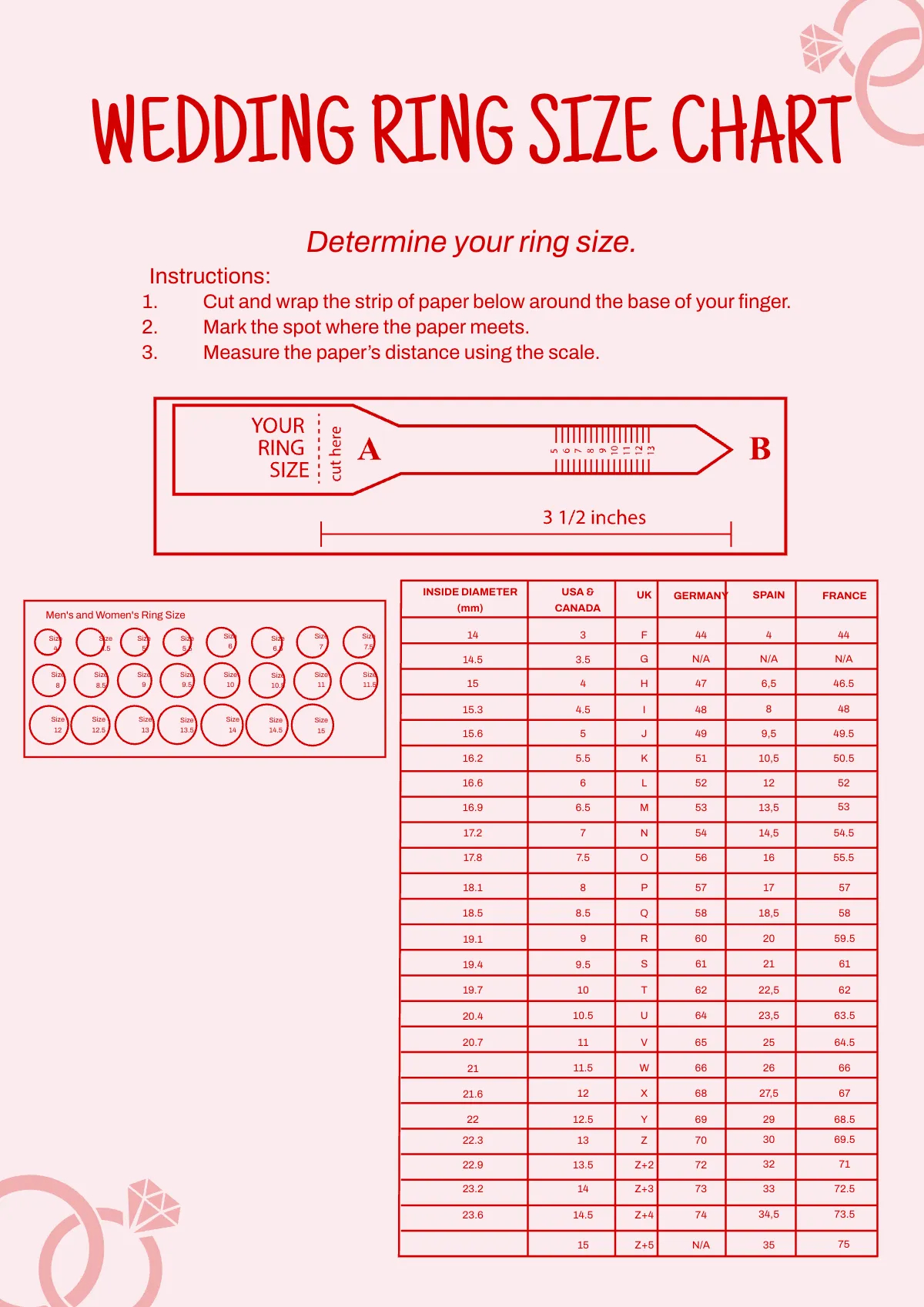 Filipino Ring Size Chart Infoupdate Filipino Ring Size Chart Infoupdate