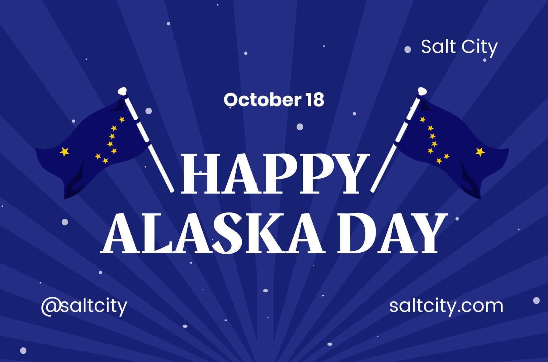 Alaska Day Banner in Illustrator, PSD, EPS, SVG, JPG, PNG