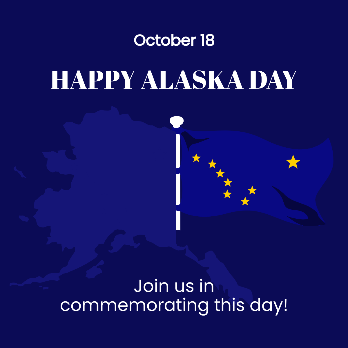Alaska Day FB Post Template