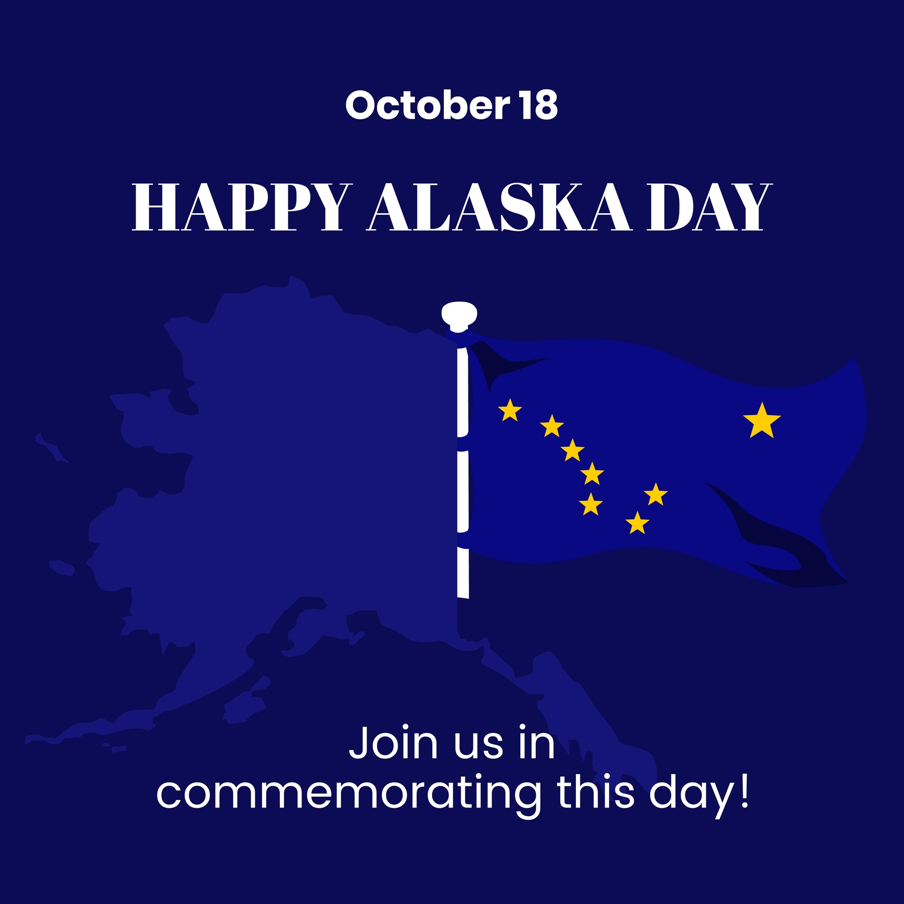 Alaska Day FB Post in Illustrator, PSD, EPS, SVG, JPG, PNG