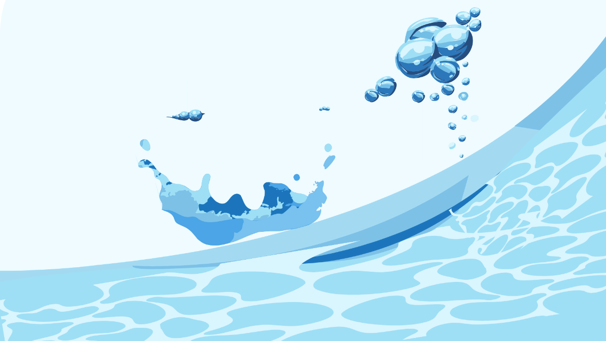 3d Water Background