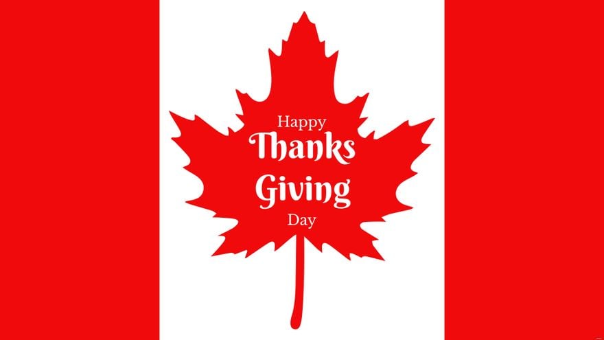 Happy Canadian Thanksgiving Background