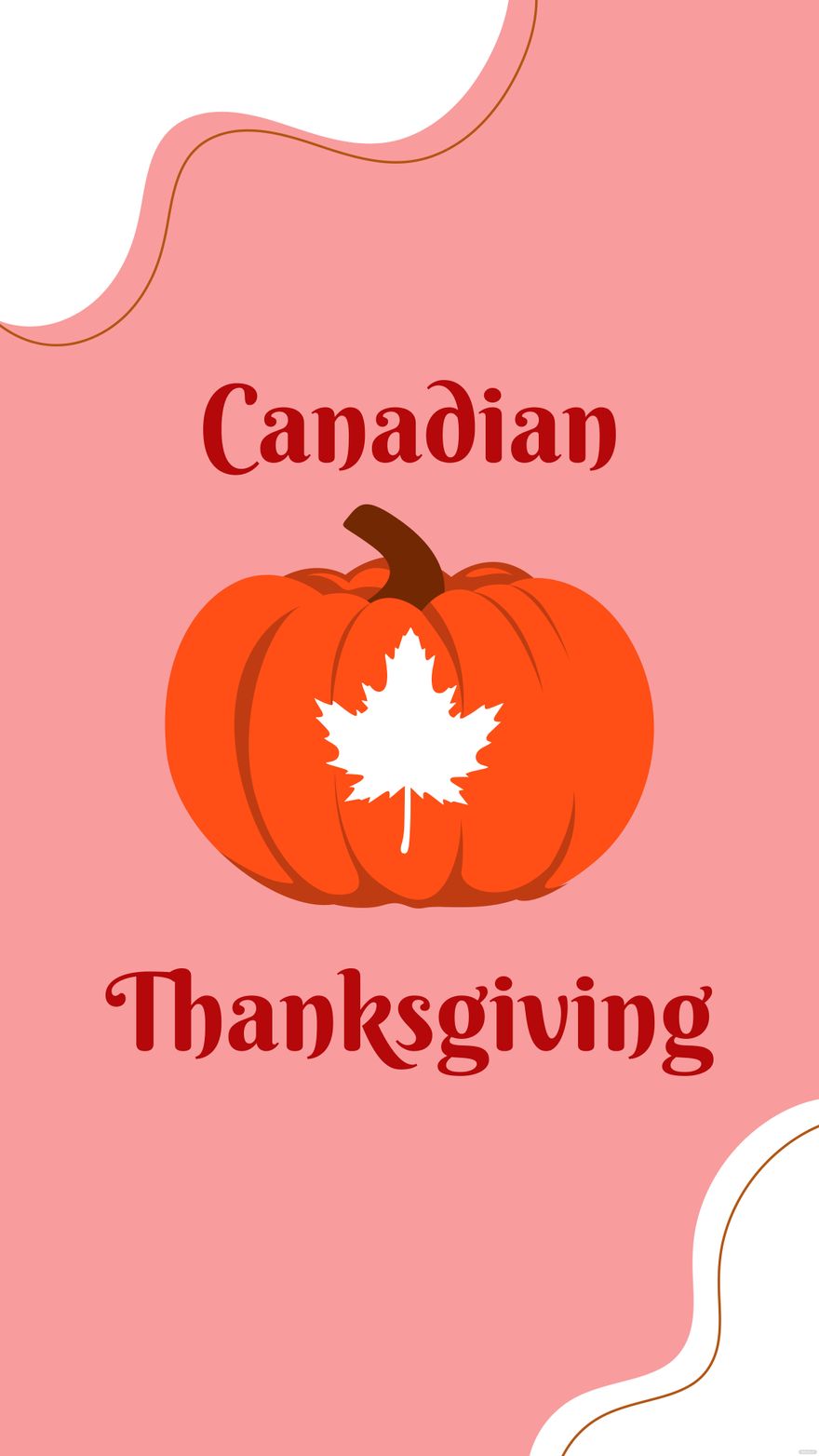 Free Canadian Thanksgiving iPhone Background
